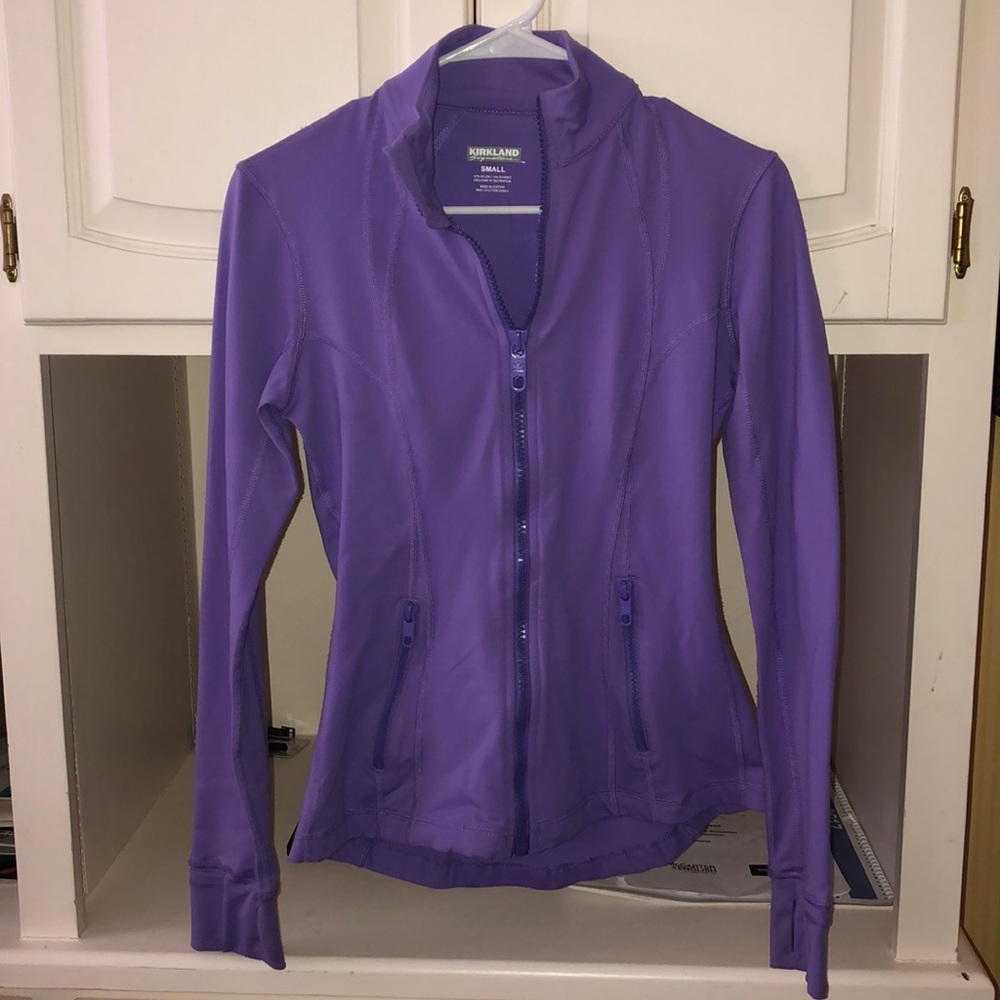 Purple Athletic Zip Jacket